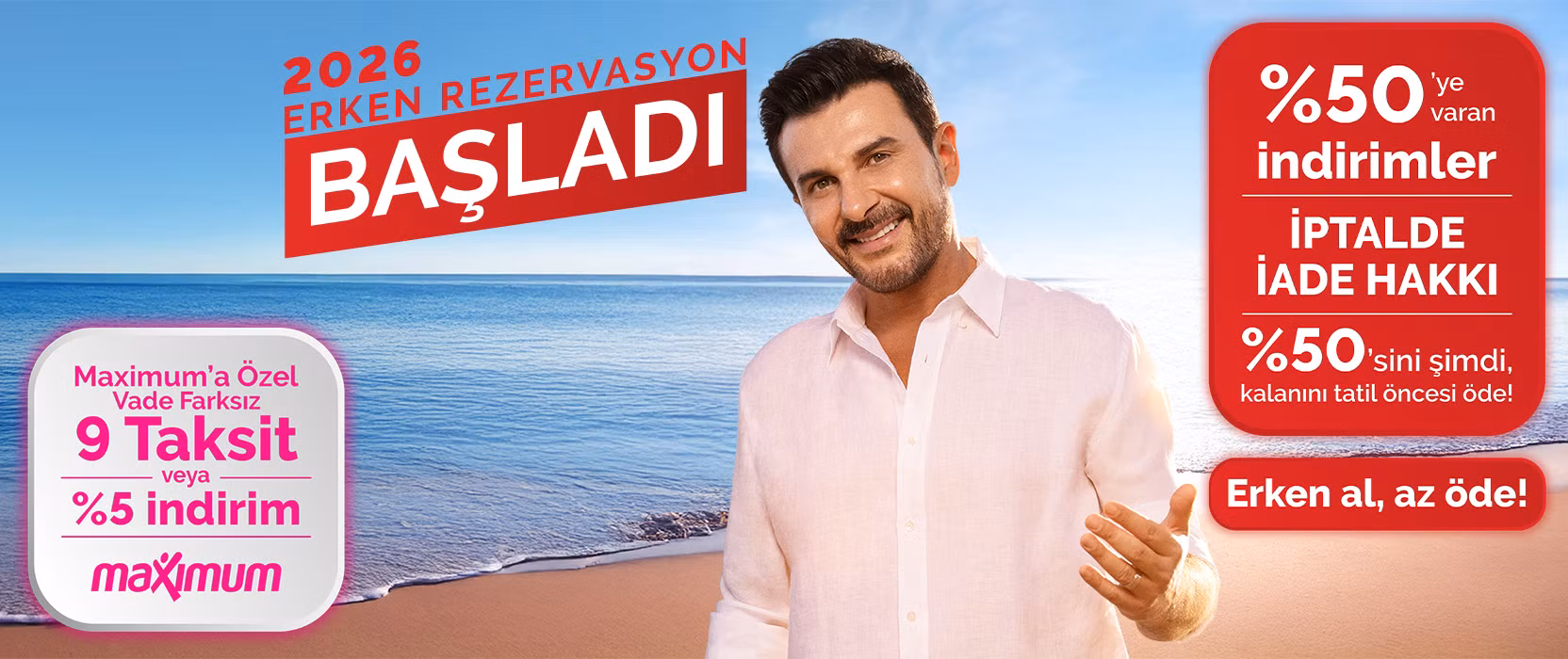 2026 Erken Rezervasyon — Fiyat Sabitleyin